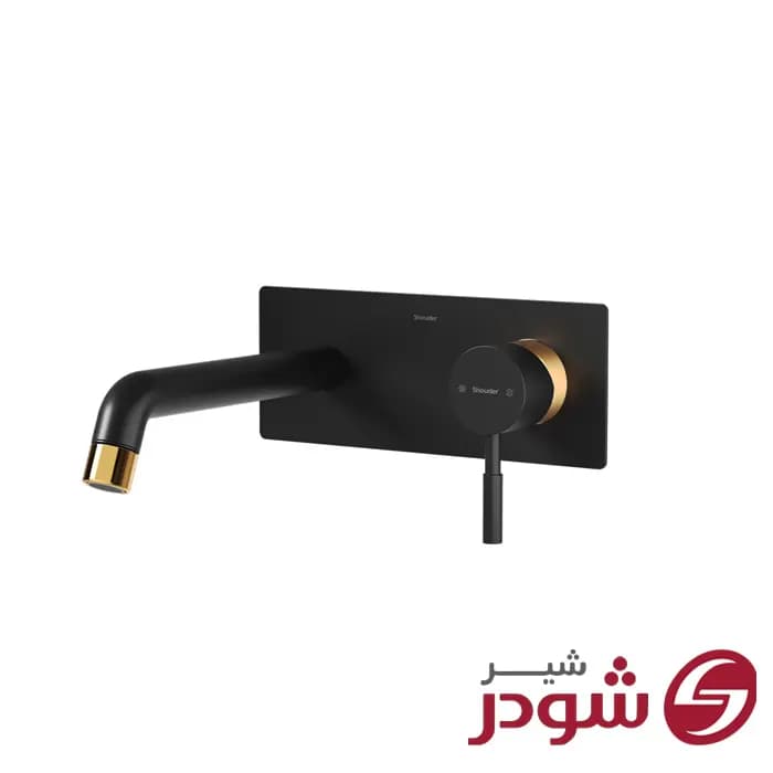 شیر روشویی یک تکه توکار مدل روگن کروم شودر — تصویر ۵