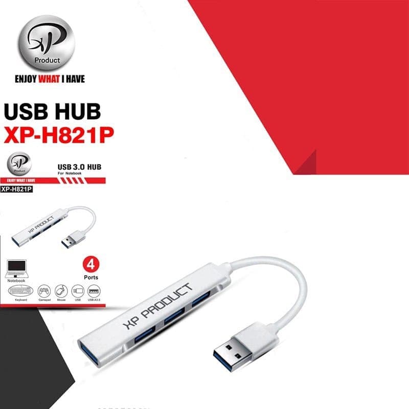 هاب 4 پورت USB 3.0 برند XP مدل XP-H821P — تصویر ۳