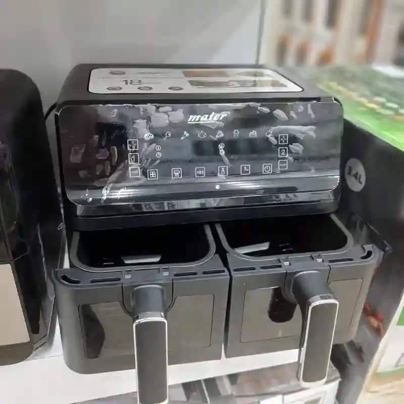 سرخ کن دوقلو بدون روغن مایر مدل MR-986 — تصویر ۳