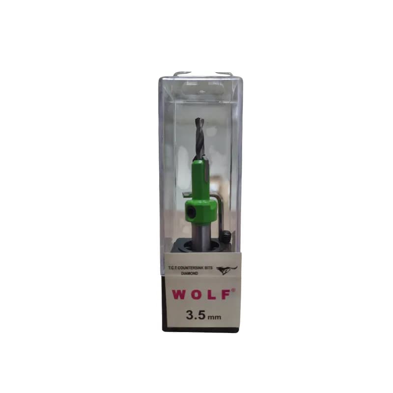 مته خزینه ولف (سایز 3.5) | Wolf Countersink Drill Bit — تصویر ۲