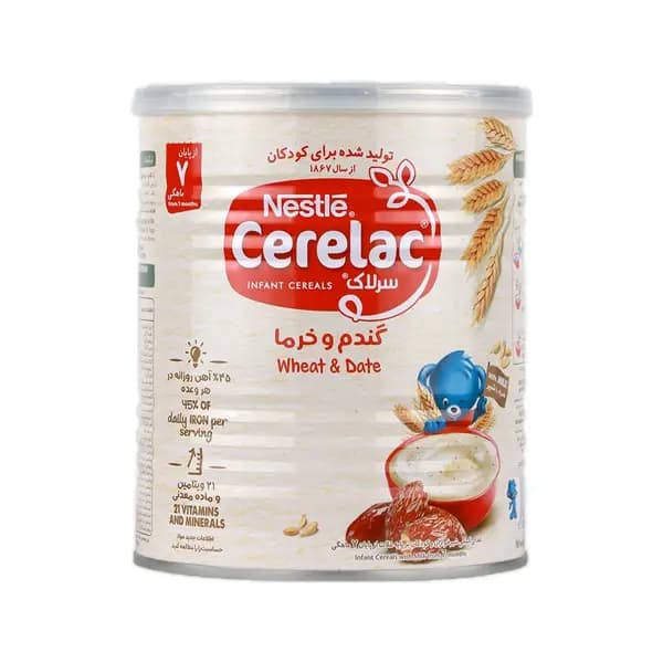 سرلاک گندم و خرما