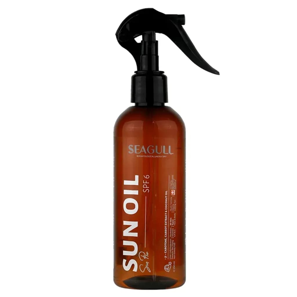 اسپری روغن برنزه کننده سی گل برای صورت و بدن SPF6