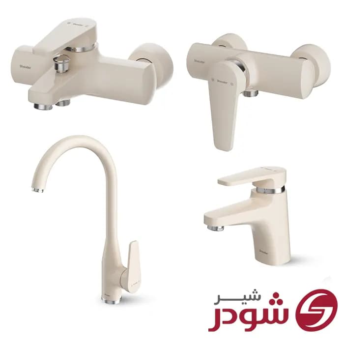 ست شیرآلات مدل لیون کروم شودر — تصویر ۳