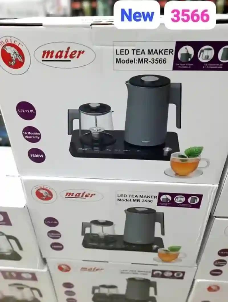 چای ساز و دمنوش‌ساز کنارهمی مایر مدل mr_3566 — تصویر ۳
