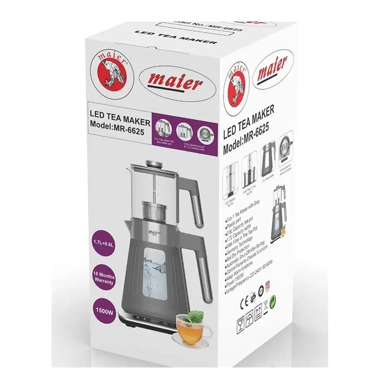 چای ساز روهمی مایر مدل MR-6625 — تصویر ۳