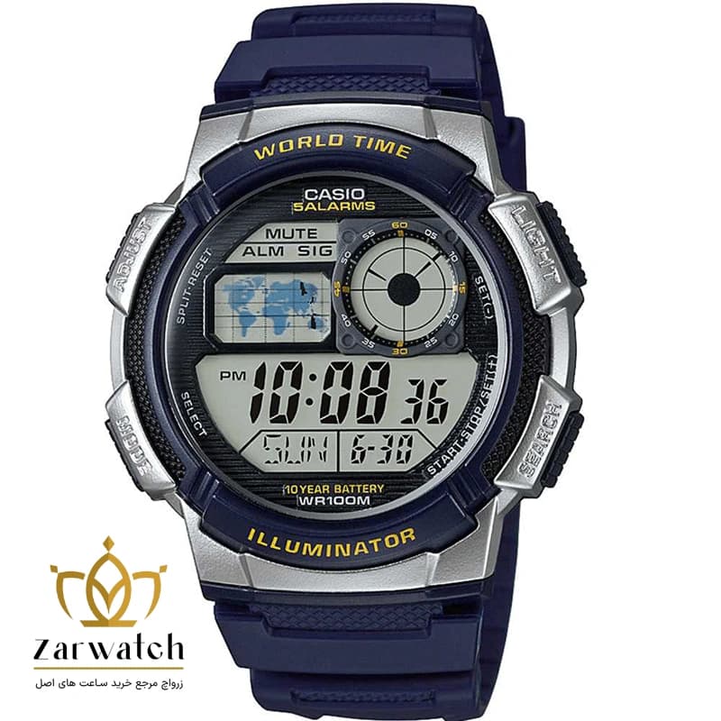 ساعت مچی مردانه کاسیو مدل AE-1000W-2AVDF — تصویر ۷