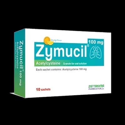 ساشه استیل سیستئین زیموسیل 100 زیست تخمیر 10 عددی