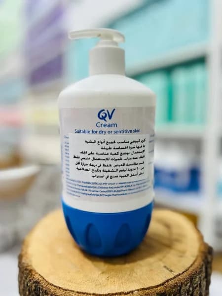 کرم آبرسان مرطوب کننده پوست خشک پمپی کیو وی QV Cream — تصویر ۳