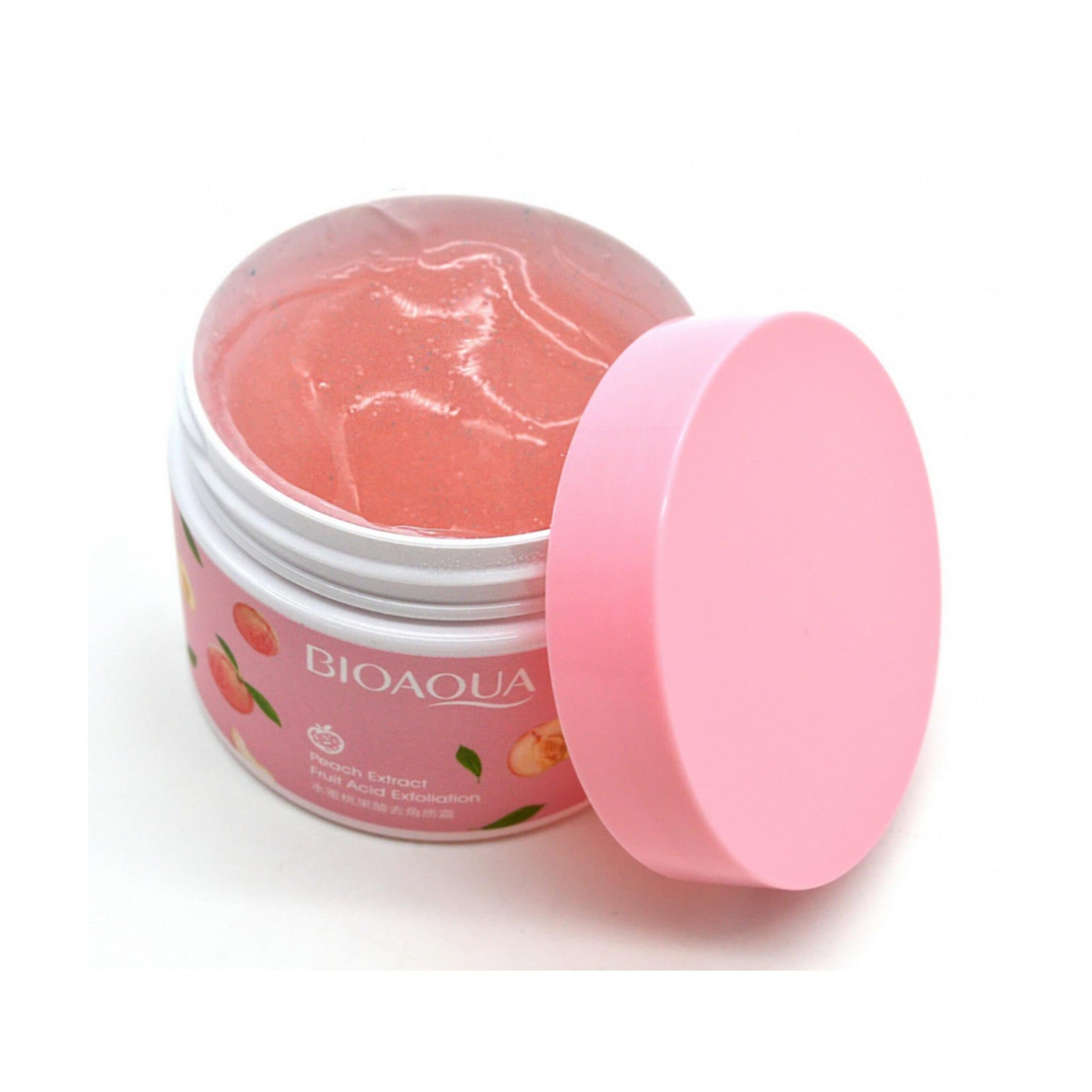اسکراب لایه بردار صورت و بدن هلو بیوآکوا Bioaqua – روشن‌کننده و نرم‌کننده پوست