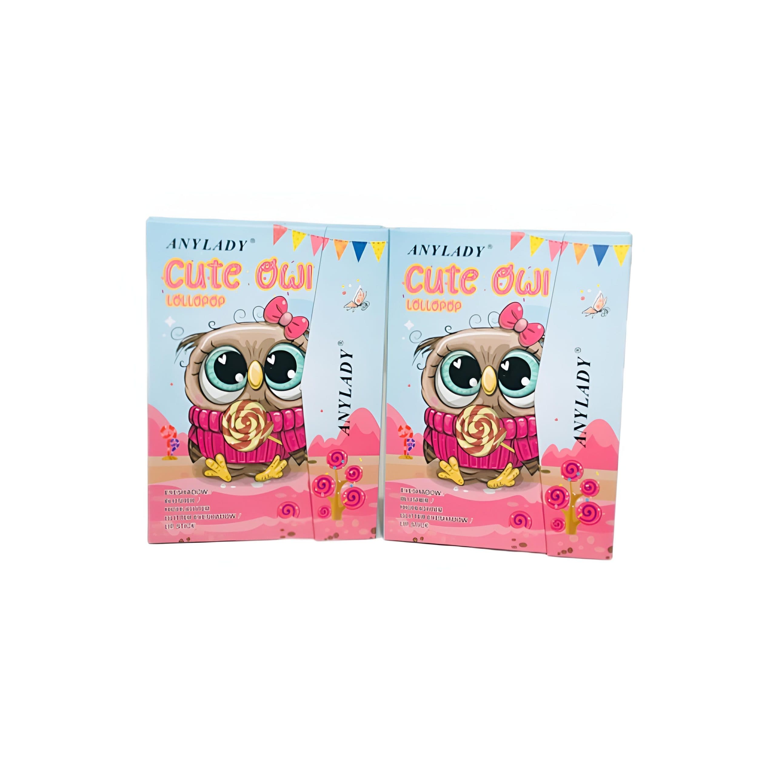 پالت سایه چشم ۲۸ رنگ انی لیدی Ani Lady طرح جغد؛ مات و شاین Ani Lady Cute Owl Eyeshadow Palette — تصویر ۴