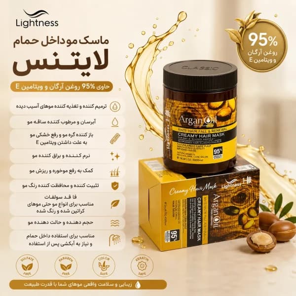 ماسک مو داخل حمام لایتنس
