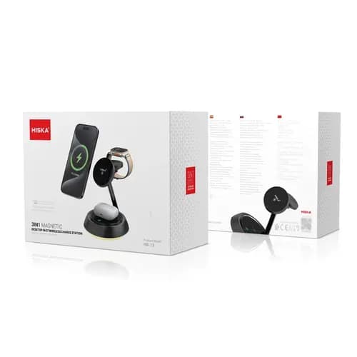 شارژر وایرلس بی سیم هیسکا مدل HISKA HR13 — تصویر ۴