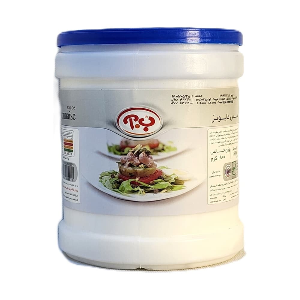 سس مایونز پر چرب به آ دبه 1.8 کیلویی