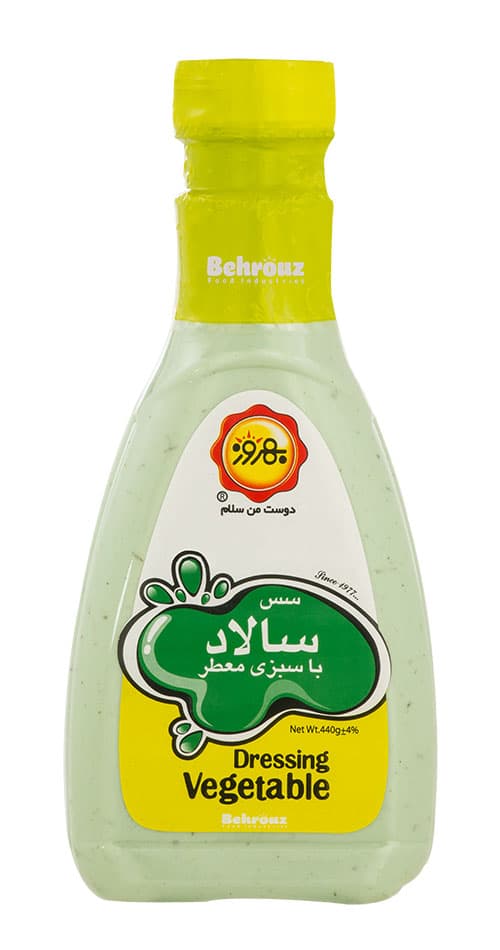 سس سالاد بهروز 440 گرمی پت
