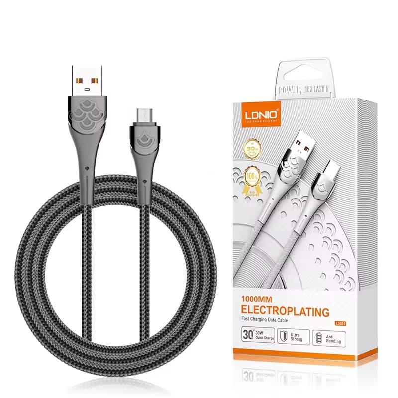 کابل شارژ میکرو الدینیو مدل LDNIO LS861 Micro