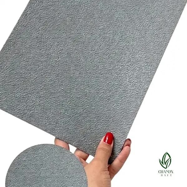 کفپوش رولی پرتردد طوسی کد F92