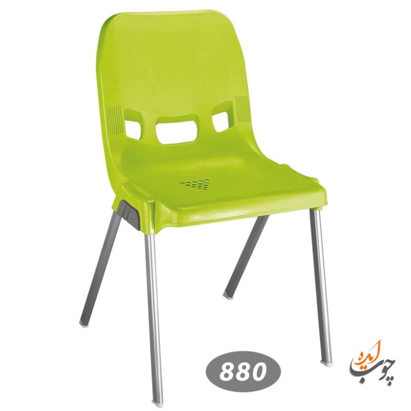 صندلی ناصر پلاستیک پایه فلزی کد 880 — تصویر ۵