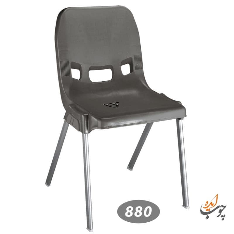 صندلی ناصر پلاستیک پایه فلزی کد 880 — تصویر ۳