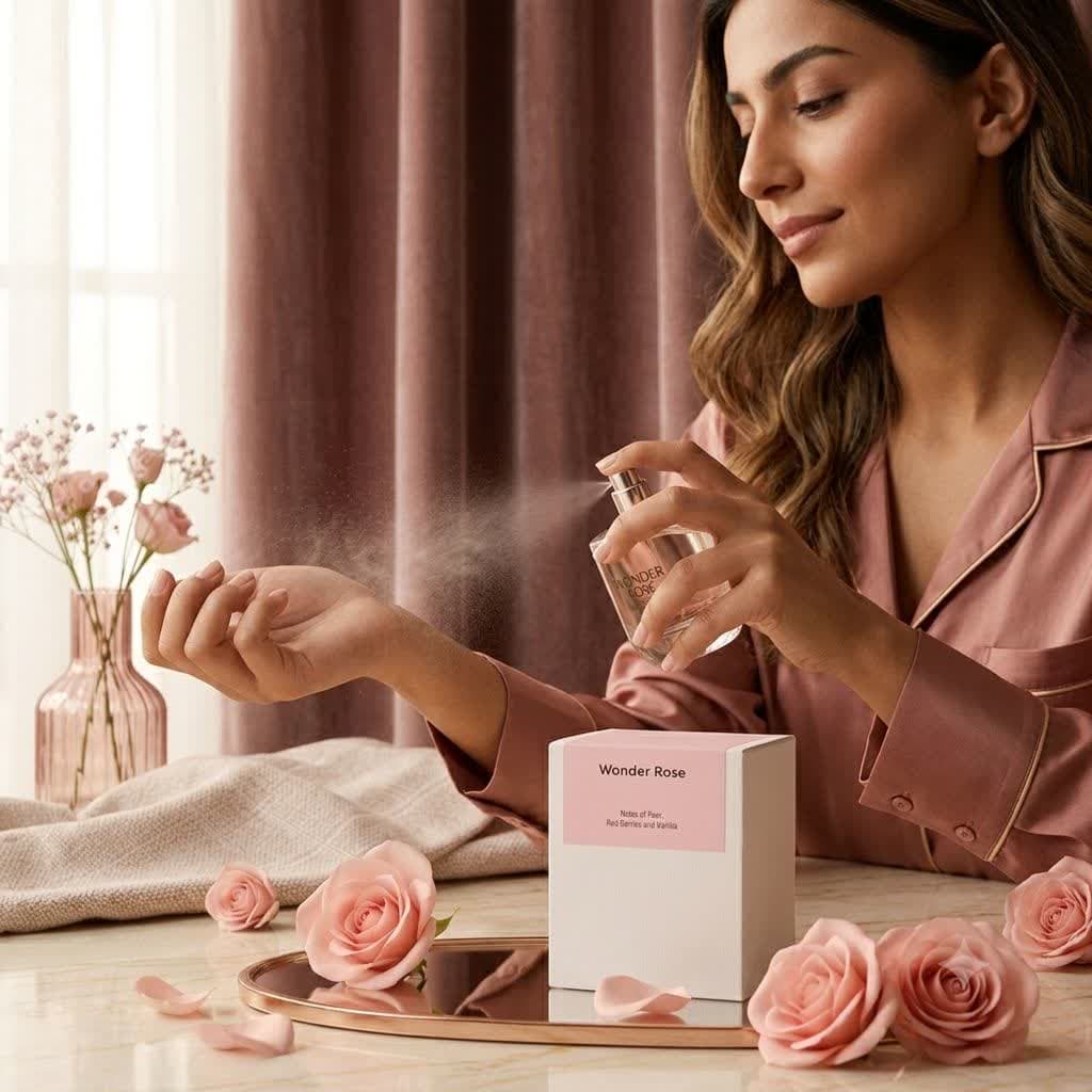 ادوتویلت زنانه وندر رز زارا (Wonder Rose Zara)؛ طراوت رویایی گل‌ها و میوه‌ها — تصویر ۳