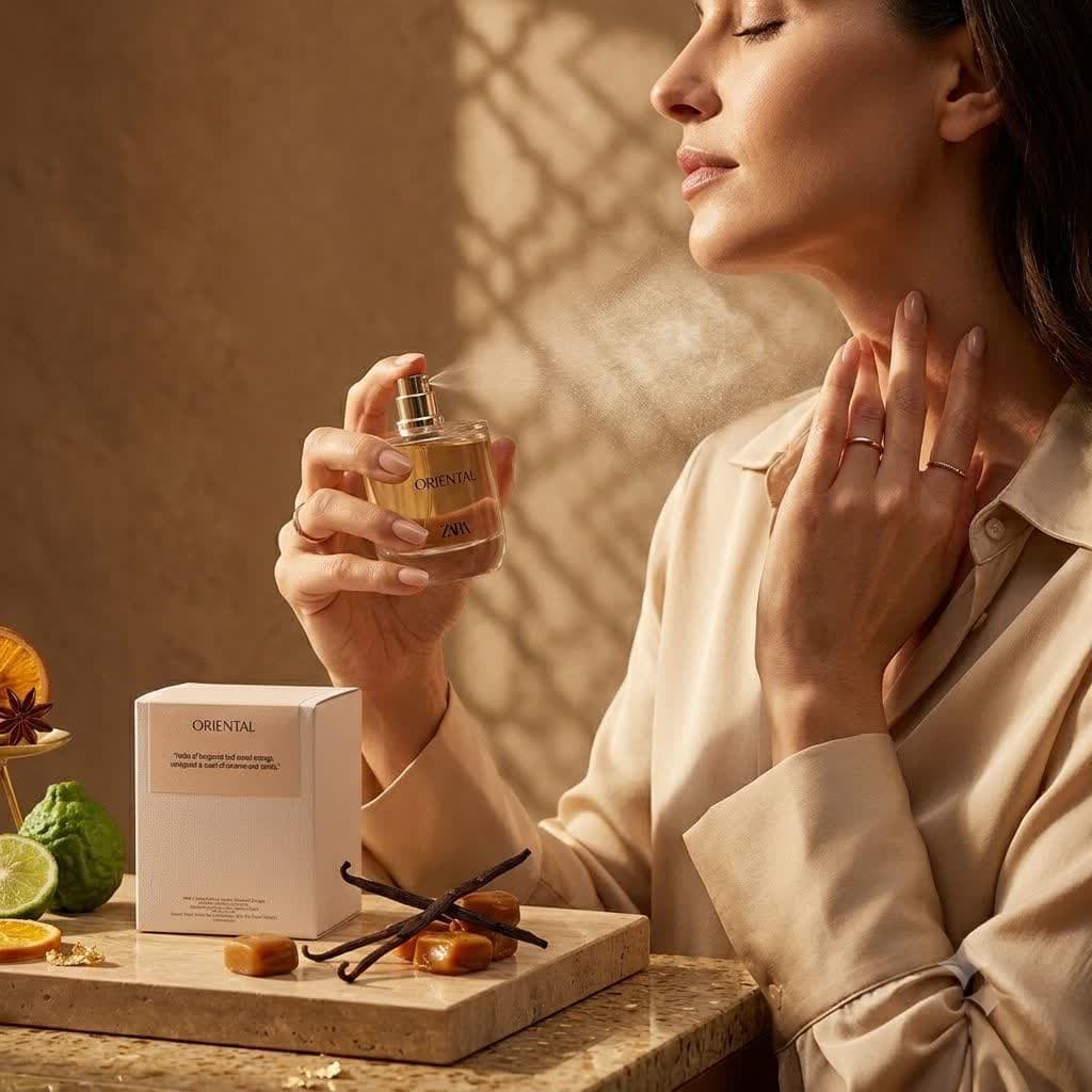 ادکلن زارا اورینتال (Zara Oriental) زنانه 90میل | اصل و اورجینال با رایحه گرم و شیرین — تصویر ۳