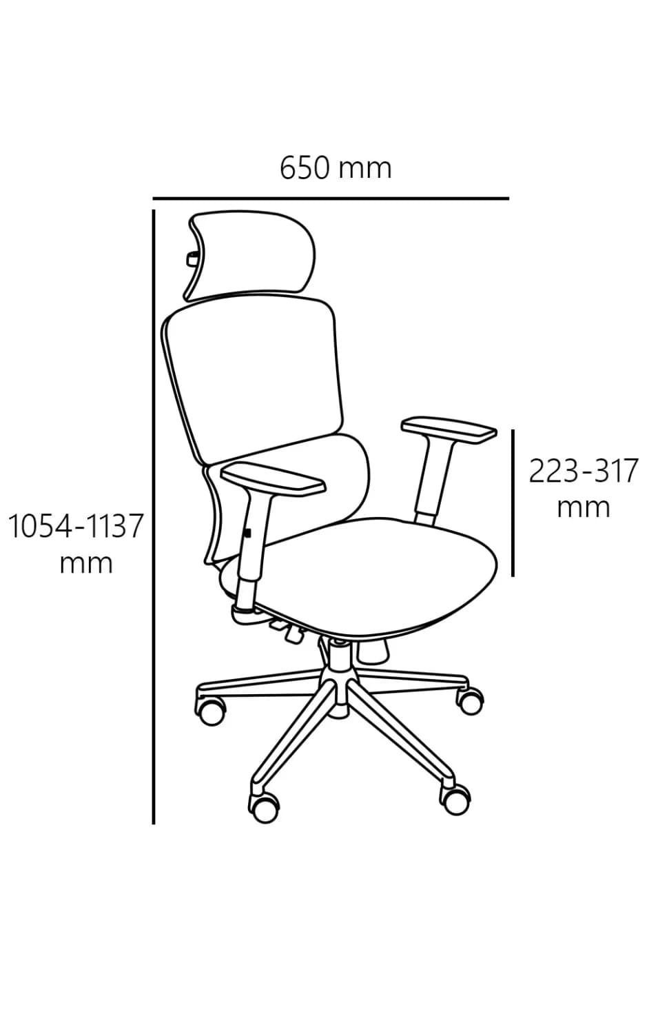 صندلی مدیریتی نیلپر مدل OCM 119 — تصویر ۵