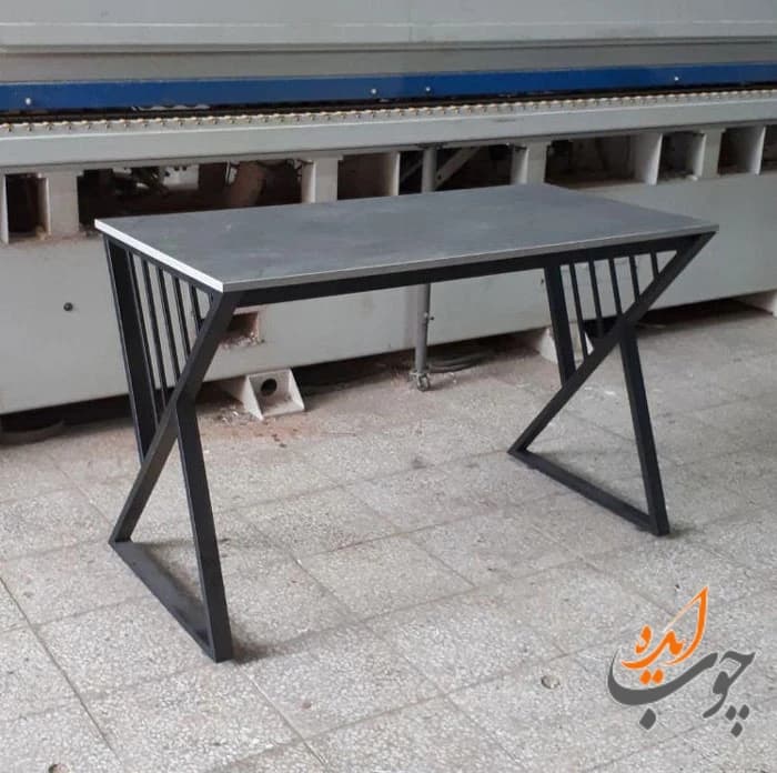 میز پایه فلزی 120*60 آسان نصب پردیس مدل سهند