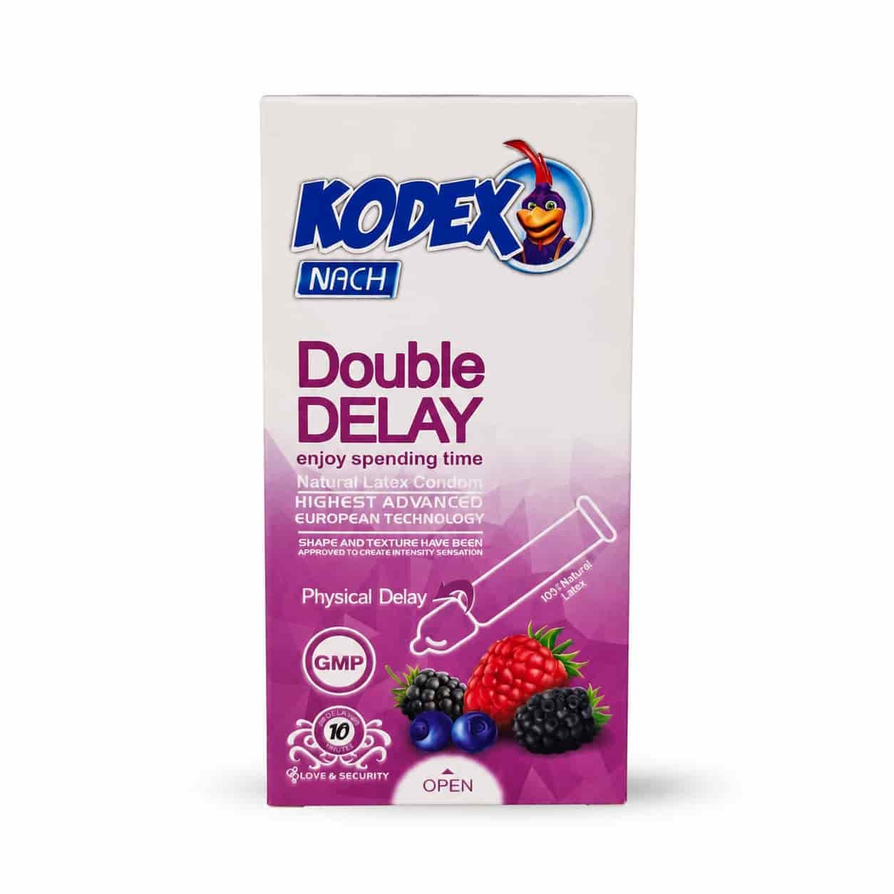 کاندوم کدکس مدل Double DELAY | کاندوم تاخیری قوی 10عددی — تصویر ۲