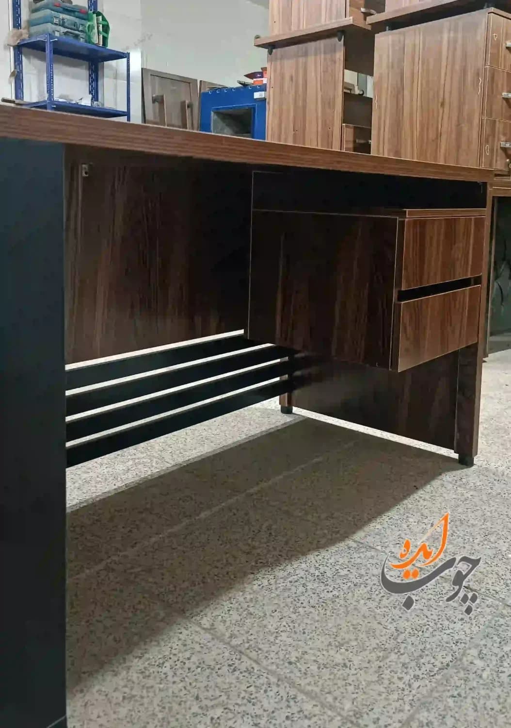 میز کارمندی 140*70 مدل باران چوب ایده — تصویر ۵