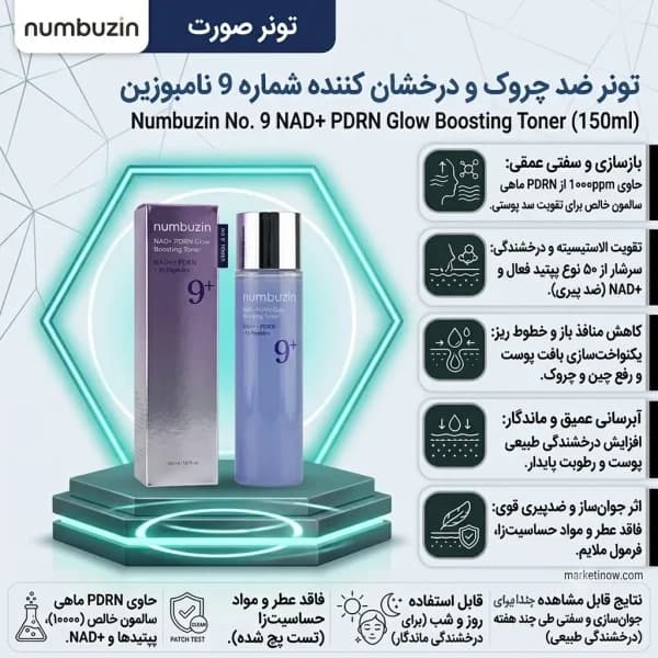 تونر ضد چروک و درخشان کننده شماره 9 نامبوزین