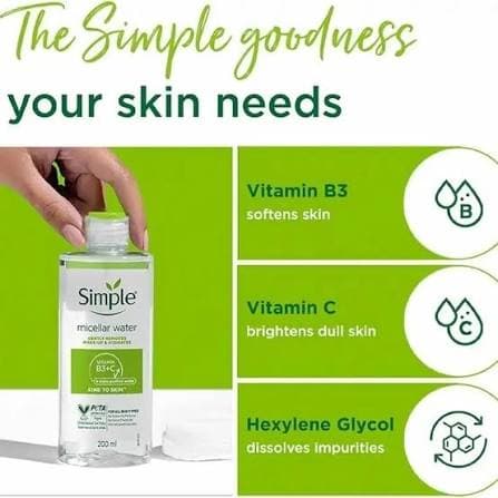 میسلار واتر سیمپل لهستانی مدل kind to skin — تصویر ۶