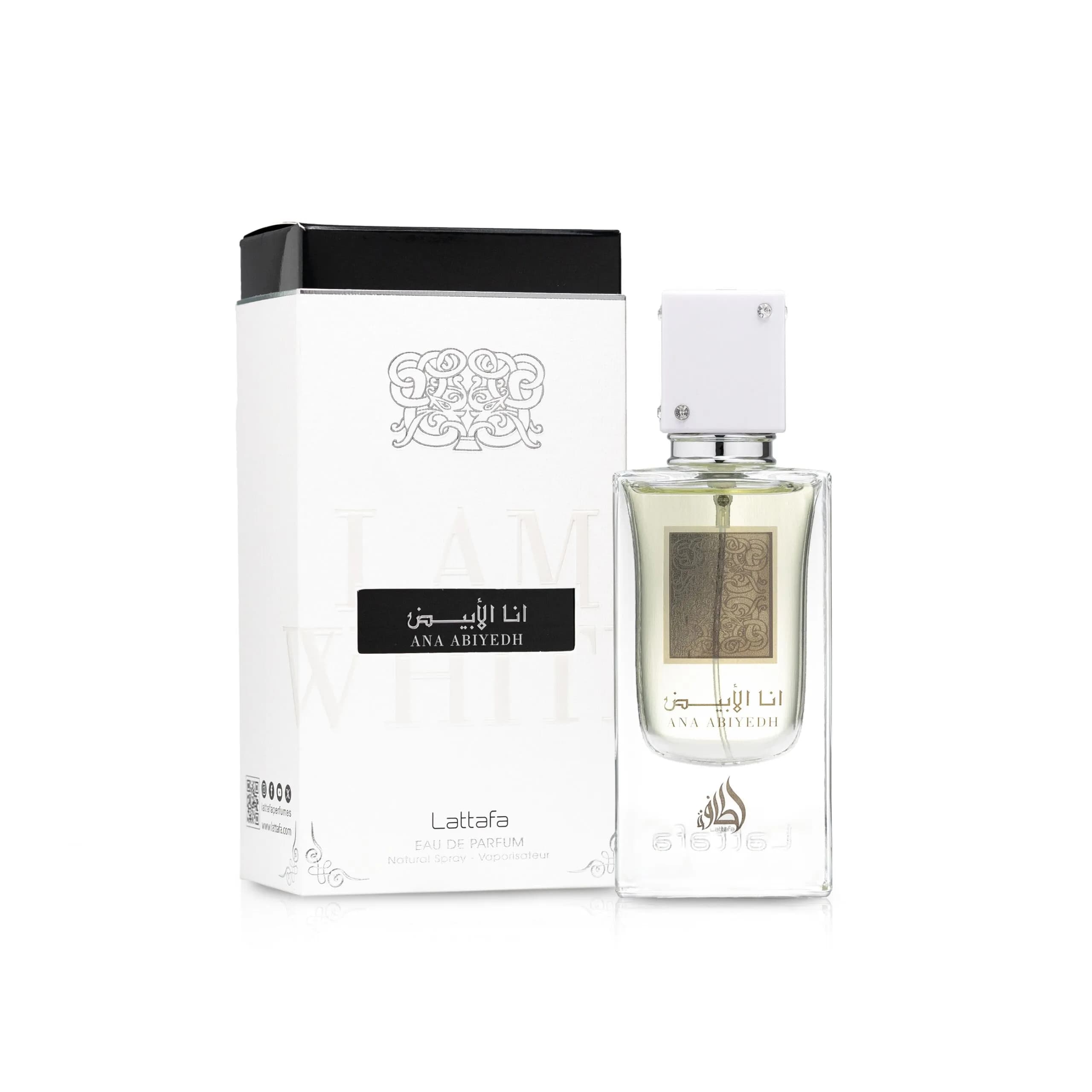 عطر لطافه انا الابيض سفید | مشابه زرجوف اربا پورا | رایحهای شیرین و میوهای — تصویر ۲