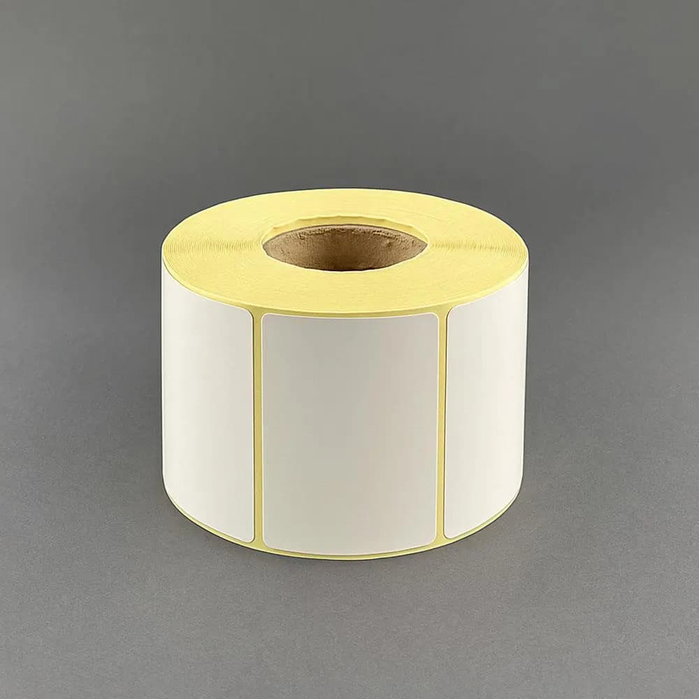 لیبل PVC سفید 60*40 میلی متر