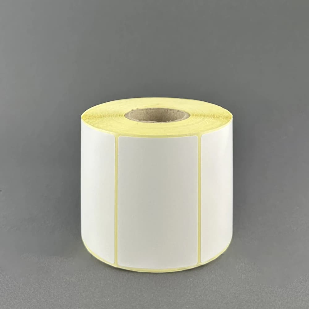لیبل PVC سفید 50*80 میلی متر