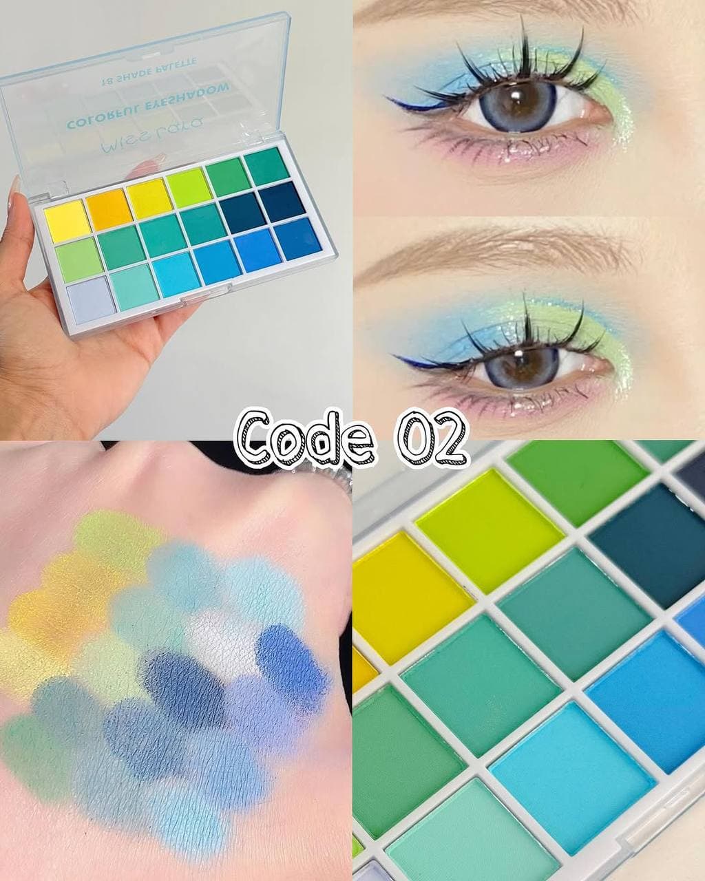 پالت سایه تابستونی میس لارا 18 رنگ — تصویر ۸