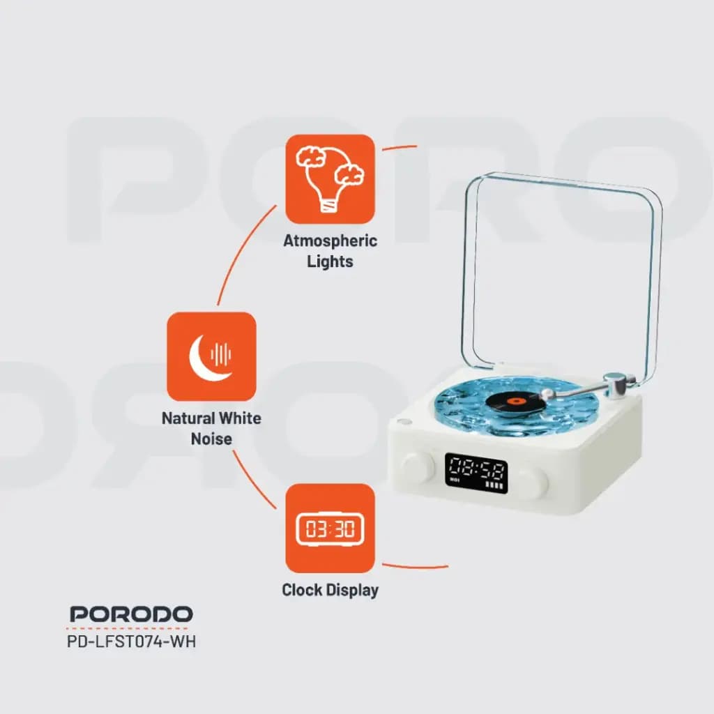 اسپیکر قابل حمل نویز پرودو White noise Portable Speaker — تصویر ۷