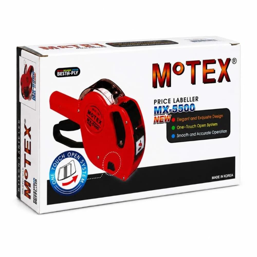لیبل زن دستی Motex – مدل 5500 — تصویر ۵