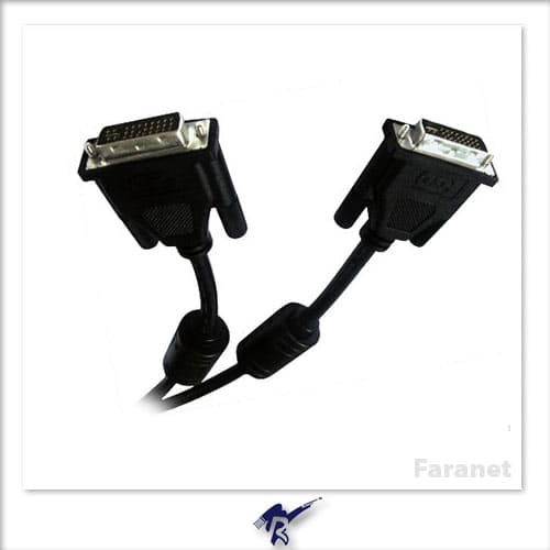 کابل DVI-D دو سر نر 24+1 پين فرانت – 1.5 متر FN-DCBD15
