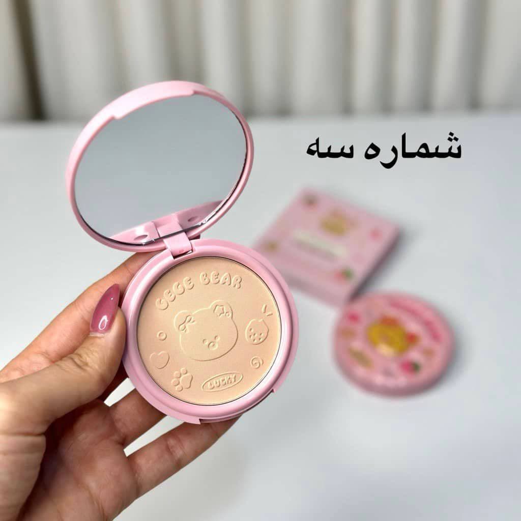پودر فیکس فشرده خرسی جی جی بیر GeGe Bear — تصویر ۶