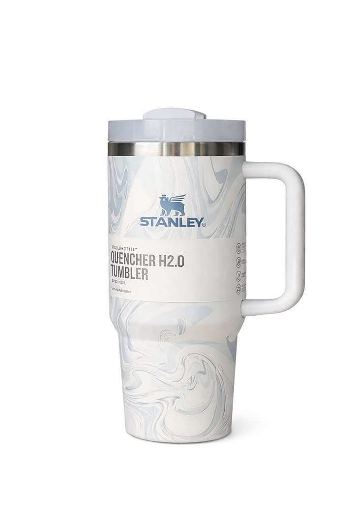 تراول ماگ استنلی نی دار طوسی ابر و باد مدل QUENCHER FLOWSTATE H2.0 TUMBLER گنجایش 1.18 لیتر — تصویر ۲