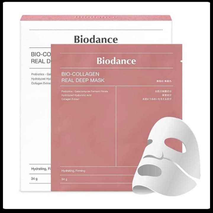 ماسک ورقه ای بیوکلاژن بایودنس اصل کره ای biodance — تصویر ۳