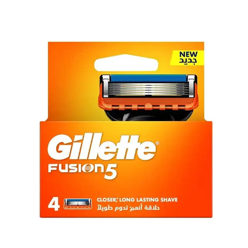 تیغ یدک ژیلت Gillette مدل 5 Fusion اورجینال، بسته 4 عددی — تصویر ۲