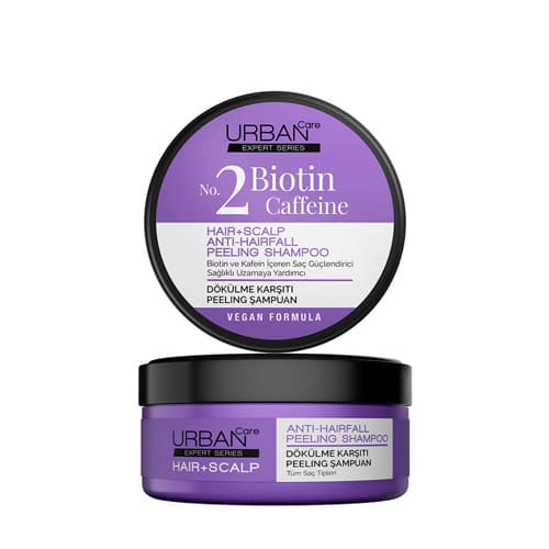 اسکراب سر اربن کر Urban Care ضد ریزش و تقویت کننده حاوی بیوتین، کافئین کریستال نمک طبیعی، حجم 240ml