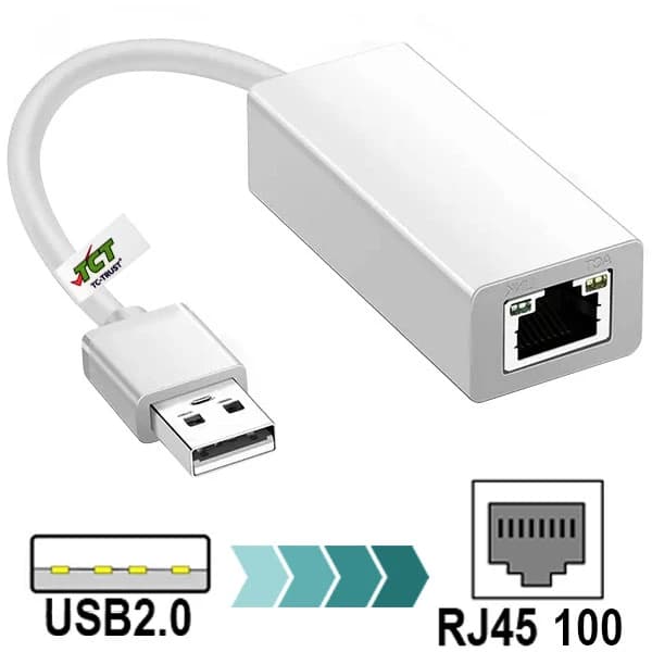 تبدیل USB2.0 به LAN (شبکه) TC-Trust TC-U2E100 — تصویر ۷