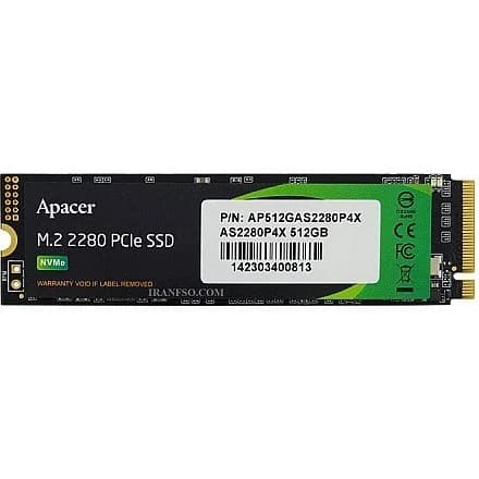 حافظه SSD اینترنال AS2280P4 M.2 اپیسر (Apacer) ظرفیت 512 گیگابایت