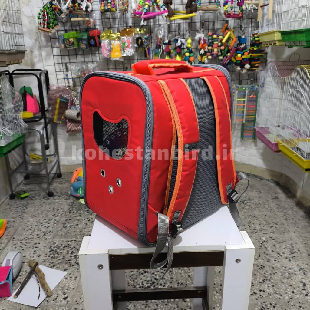 کیف حمل تاشو قرمز — تصویر ۴