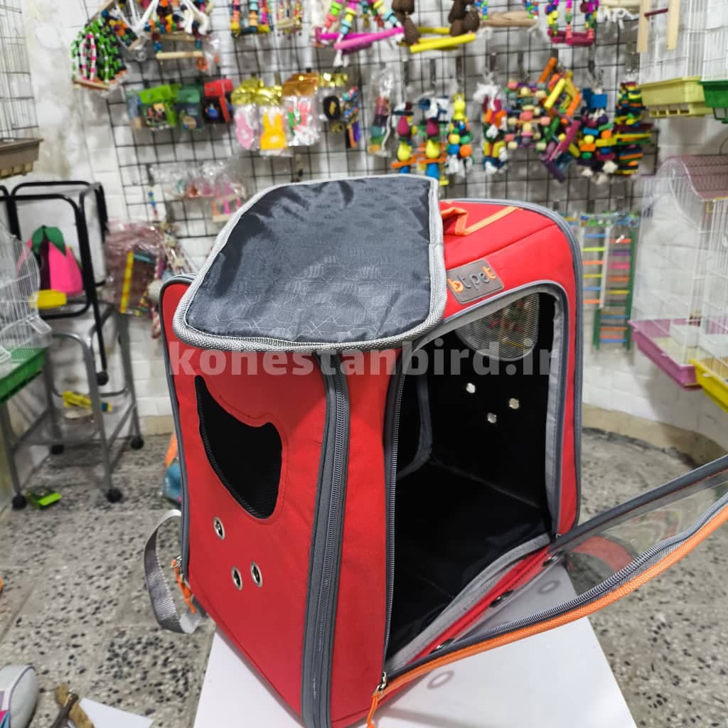 کیف حمل تاشو قرمز — تصویر ۳