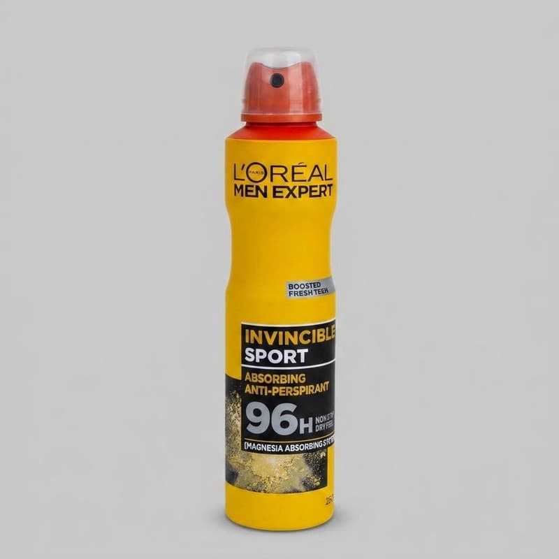 اسپری ضدتعریق مردانه لورآل مدل Invincible Sport حجم 250 میلیلیتر