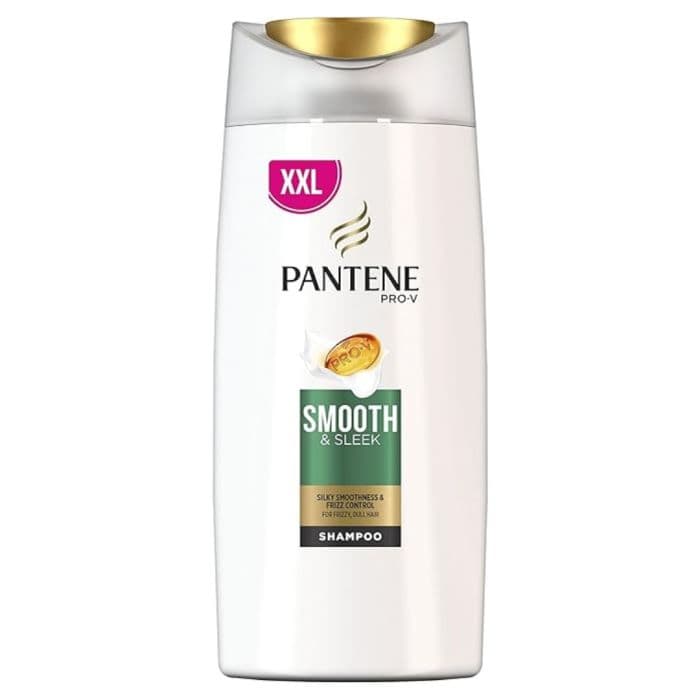شامپو پنتن Pantene مدل Smooth & Sleek نرم کننده و صاف کننده موهای خشک و وز، حجم 700ML