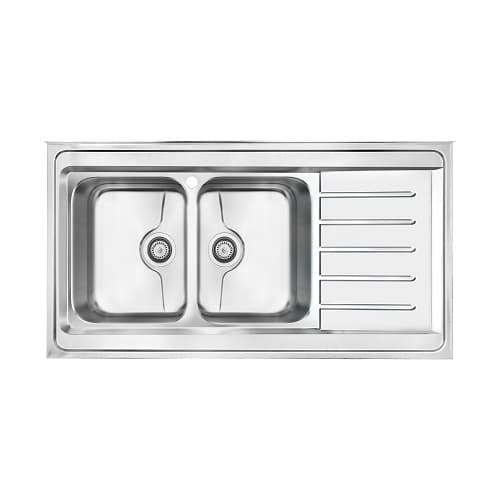 سینک روکار میکس پلاس مدل 9072-P چپ
