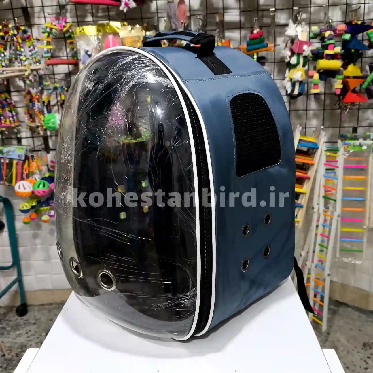 کوله فضایی بزرگ آبی خاکستری